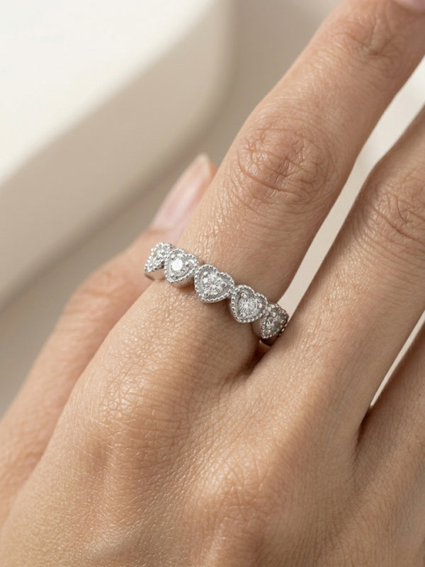 Adjustable Heart Ring