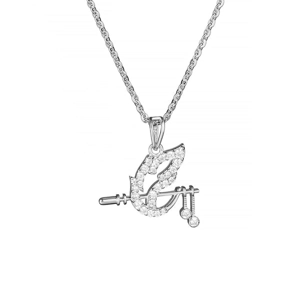 Bansuri Silver Necklace