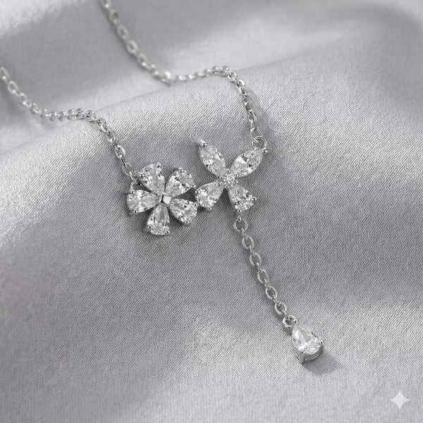 Butterfly Blossom Y-Necklace