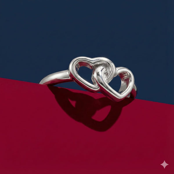 Linked Hearts Ring