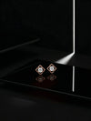Rose Glimmer Nest Earrings