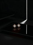 Rose Glimmer Nest Earrings