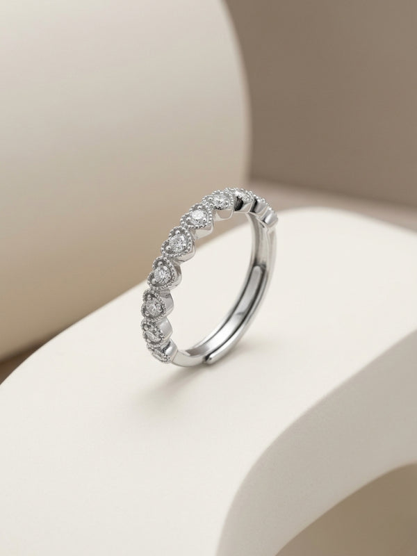 Adjustable Heart Ring