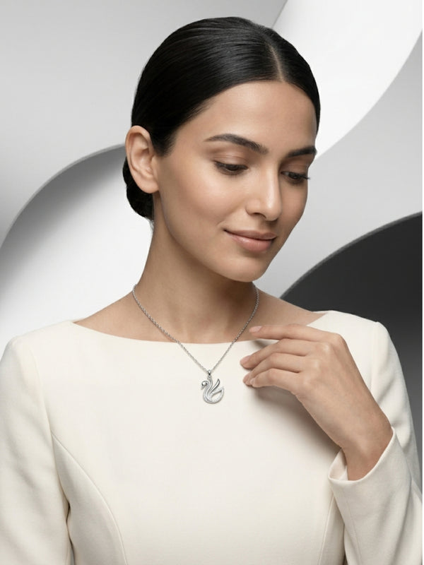 Swan Bird Pendant Necklace