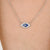 Sterling Silver Evil Eye Necklace