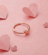 Beaded Heartlet Ring